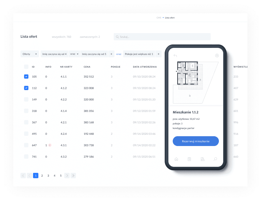 Aplikacja mobilna CMS